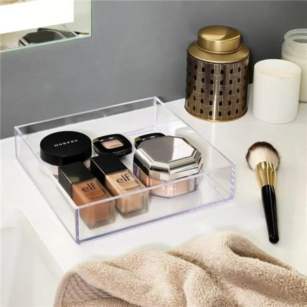 Decorative Countertop Vanity Tray Organizer for Bathroom,Bedroom,Closet,Entryway